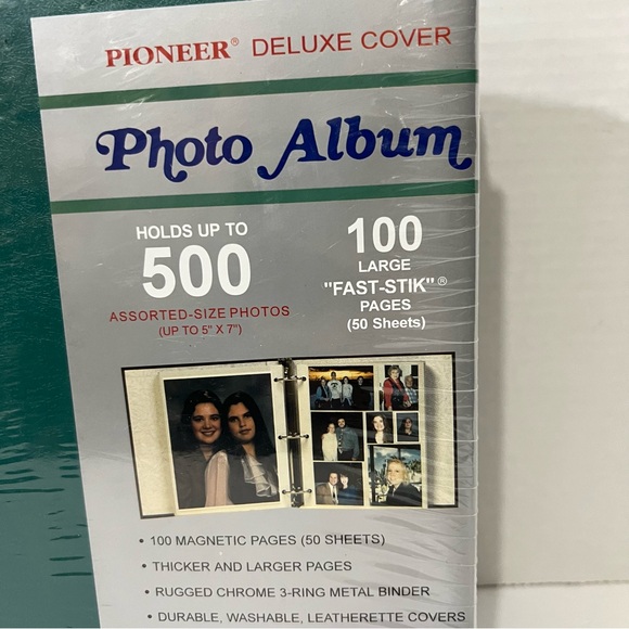 1999 Pioneer Deluxe Photo Album TR-100 100 Fast-Stick Pages FACTORY SEALED - Picture 6 of 6